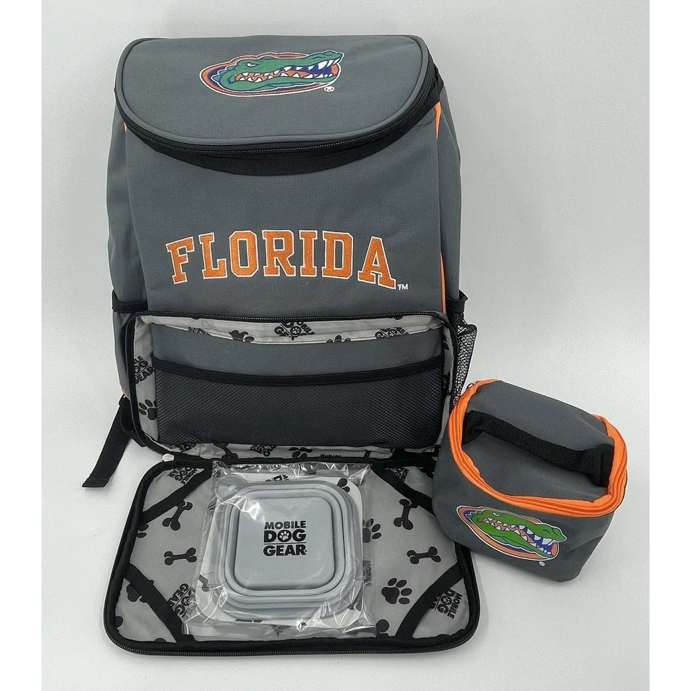 Mobile Dog Gear NCAA Florida Gators Dog Luggage Weekender Backpack NWT‎ New
